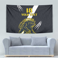 Custom Argentina Rugby Tapestry Pumas Mascot - Wonder Print Shop