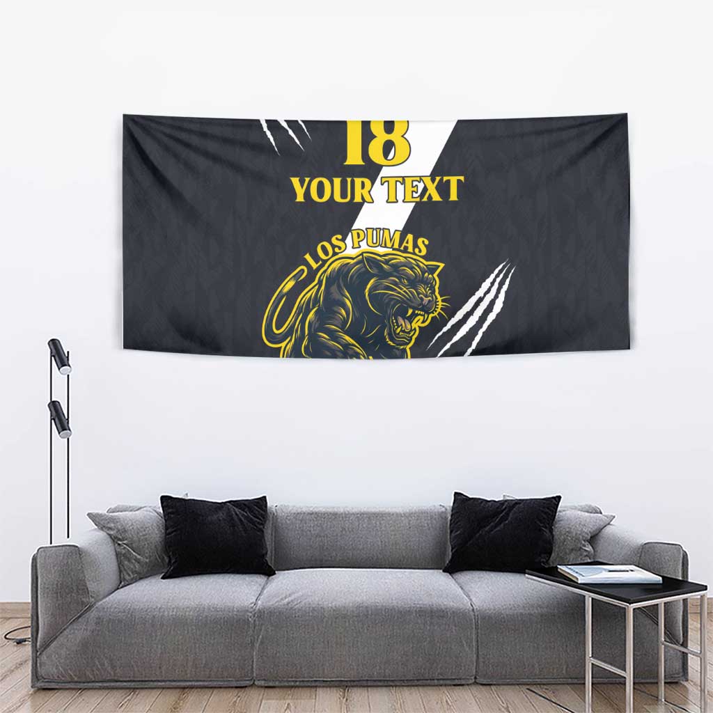 Custom Argentina Rugby Tapestry Pumas Mascot - Wonder Print Shop