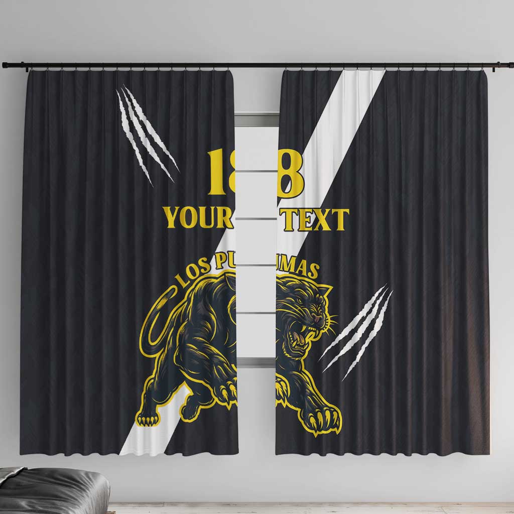 Custom Argentina Rugby Window Curtain Pumas Mascot - Wonder Print Shop