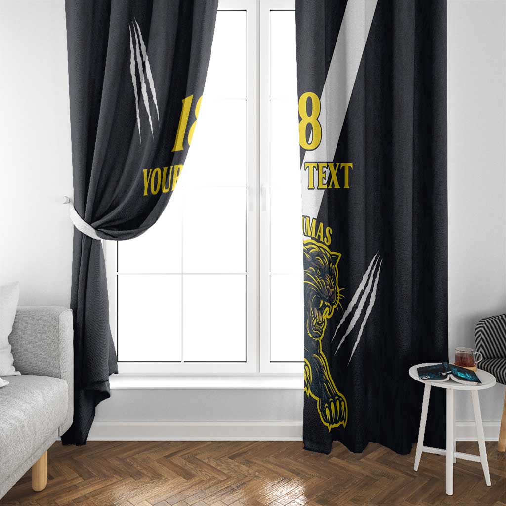 Custom Argentina Rugby Window Curtain Pumas Mascot - Wonder Print Shop