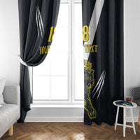 Custom Argentina Rugby Window Curtain Pumas Mascot - Wonder Print Shop