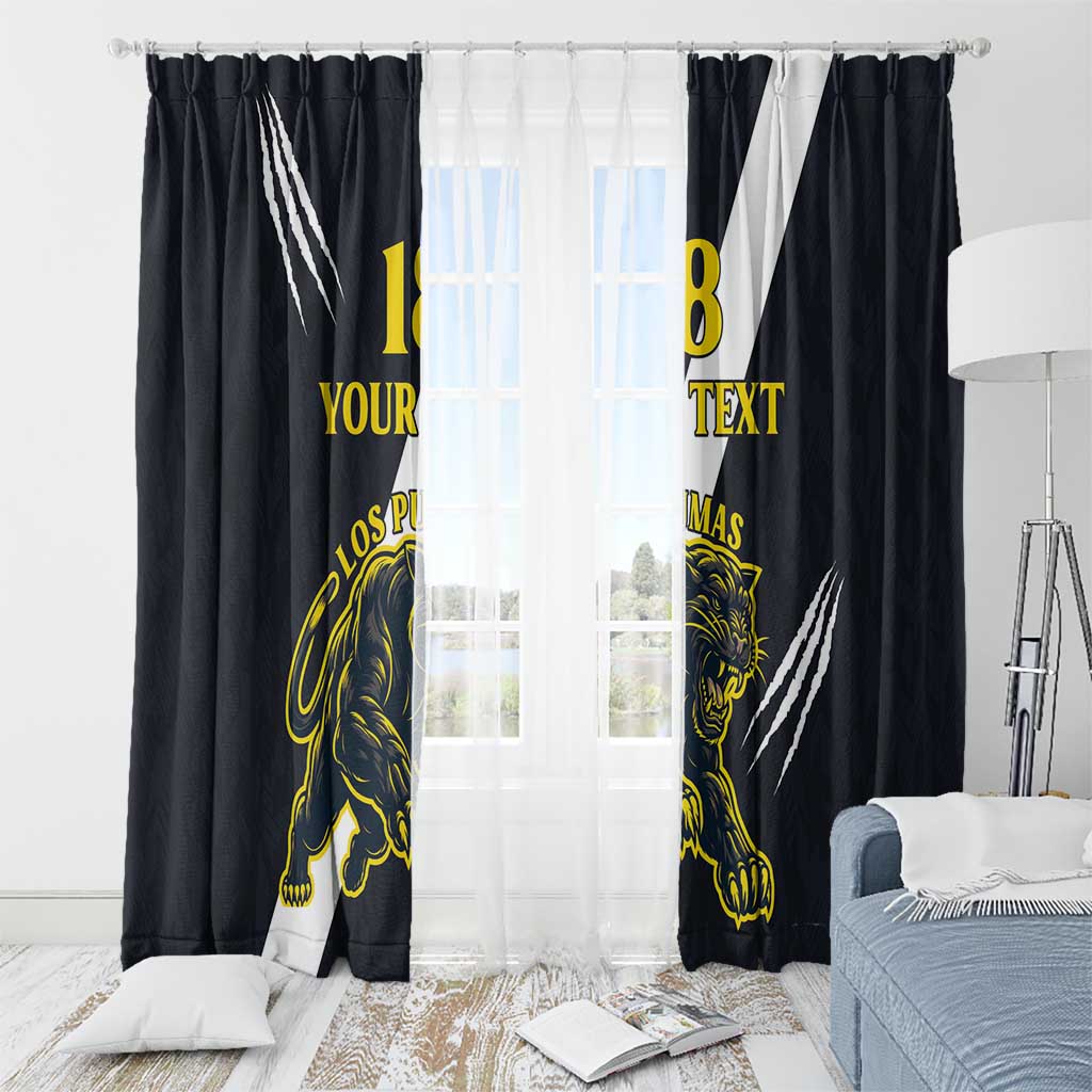 Custom Argentina Rugby Window Curtain Pumas Mascot - Wonder Print Shop