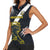 Custom Argentina Rugby Women Sleeveless Polo Shirt Pumas Mascot - Wonder Print Shop