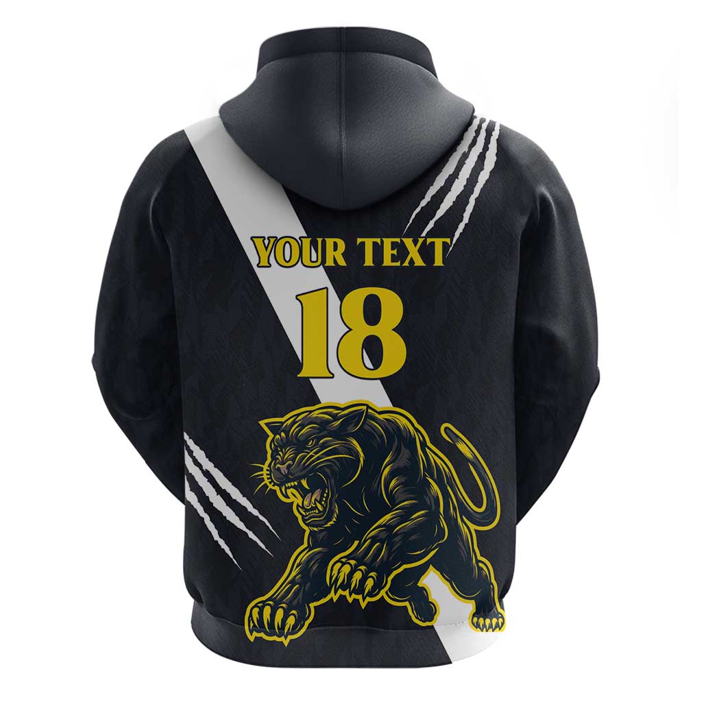 Custom Argentina Rugby Zip Hoodie Pumas Mascot - Wonder Print Shop