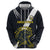 Custom Argentina Rugby Zip Hoodie Pumas Mascot - Wonder Print Shop