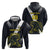 Custom Argentina Rugby Zip Hoodie Pumas Mascot - Wonder Print Shop