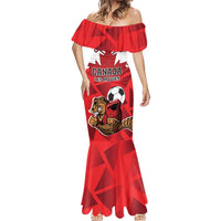 Custom Canada Football Mermaid Dress Beavers Mascot - Wonder Print Shop