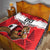 Custom Canada Football Quilt Beavers Mascot - Wonder Print Shop