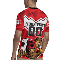 Custom Canada Football Rugby Jersey Beavers Mascot - Wonder Print Shop