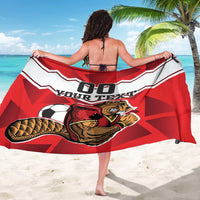 Custom Canada Football Sarong Beavers Mascot - Wonder Print Shop