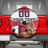 Custom Canada Football Spare Tire Cover Beavers Mascot - Wonder Print Shop