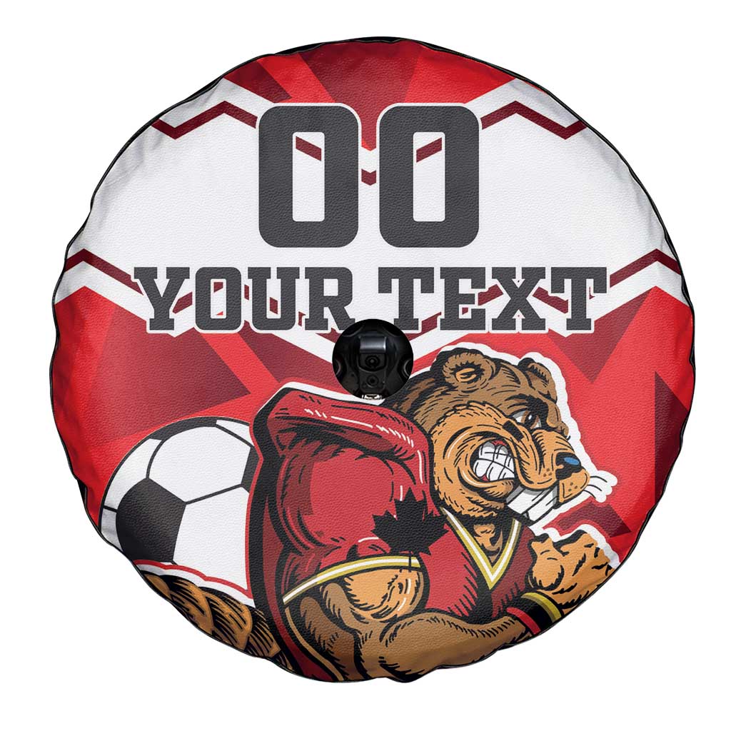 Custom Canada Football Spare Tire Cover Beavers Mascot - Wonder Print Shop