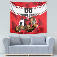 Custom Canada Football Tapestry Beavers Mascot - Wonder Print Shop