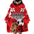 Custom Canada Football Wearable Blanket Hoodie Beavers Mascot - Wonder Print Shop