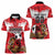 Custom Canada Football Women Polo Shirt Beavers Mascot - Wonder Print Shop