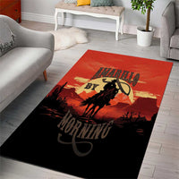 Rodeo Cowboy Area Rug Amarillo By Morning - Wonder Print Shop