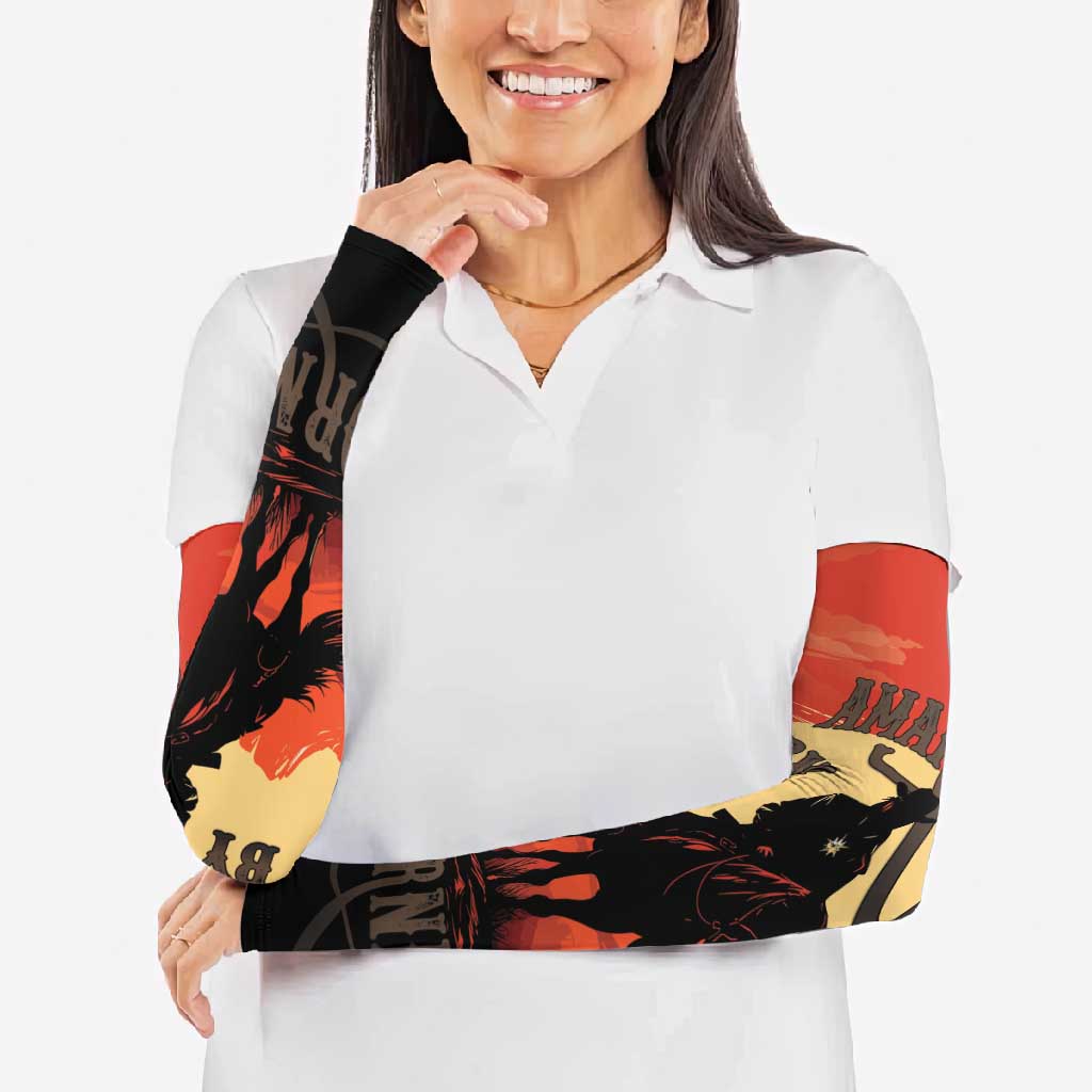 Rodeo Cowboy Arm Sleeves Amarillo By Morning - Wonder Print Shop