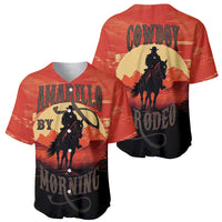 Rodeo Cowboy Baseball Jersey Amarillo By Morning - Wonder Print Shop