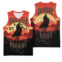 Rodeo Cowboy Basketball Jersey Amarillo By Morning - Wonder Print Shop
