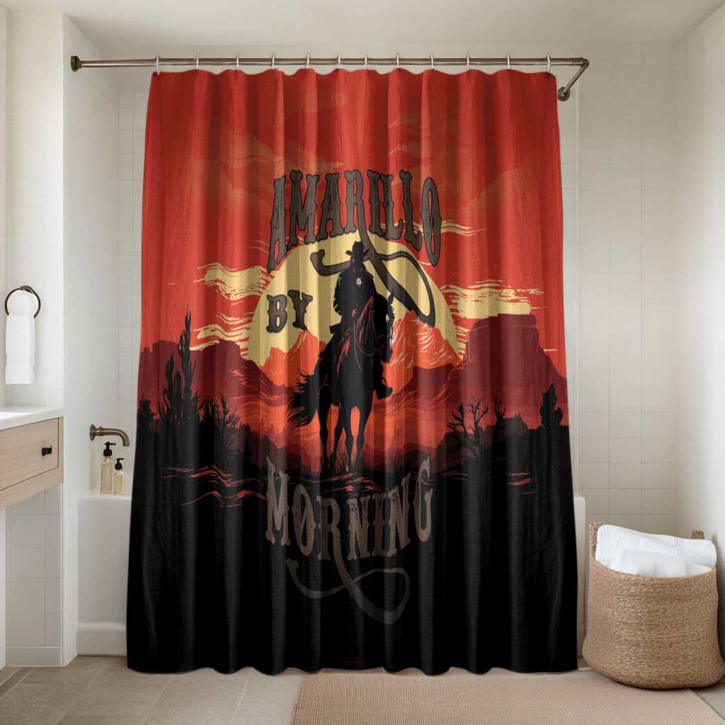 Rodeo Cowboy Bathroom Set Amarillo By Morning - Wonder Print Shop
