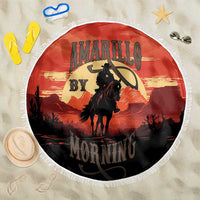 Rodeo Cowboy Beach Blanket Amarillo By Morning - Wonder Print Shop