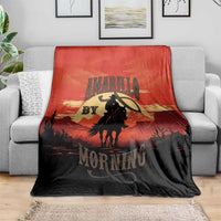 Rodeo Cowboy Blanket Amarillo By Morning - Wonder Print Shop