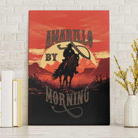 Rodeo Cowboy Canvas Wall Art Amarillo By Morning - Wonder Print Shop