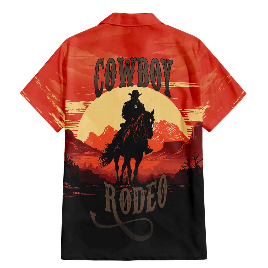 Rodeo Cowboy Family Matching Mermaid Dress and Hawaiian Shirt Amarillo By Morning - Wonder Print Shop