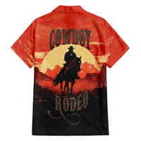Rodeo Cowboy Family Matching Off The Shoulder Long Sleeve Dress and Hawaiian Shirt Amarillo By Morning - Wonder Print Shop
