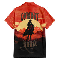 Rodeo Cowboy Family Matching Off Shoulder Maxi Dress and Hawaiian Shirt Amarillo By Morning - Wonder Print Shop
