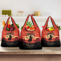 Rodeo Cowboy Grocery Bag Amarillo By Morning - Wonder Print Shop