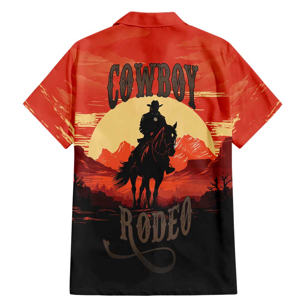 Rodeo Cowboy Hawaiian Shirt Amarillo By Morning - Wonder Print Shop