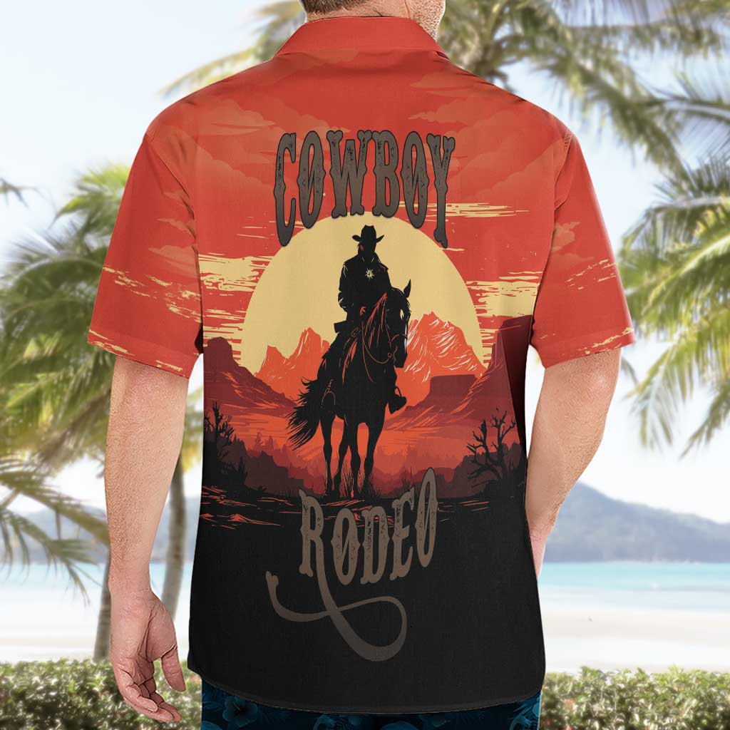 Rodeo Cowboy Hawaiian Shirt Amarillo By Morning - Wonder Print Shop