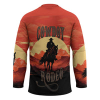 Rodeo Cowboy Hockey Jersey Amarillo By Morning - Wonder Print Shop