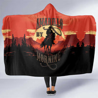 Rodeo Cowboy Hooded Blanket Amarillo By Morning - Wonder Print Shop