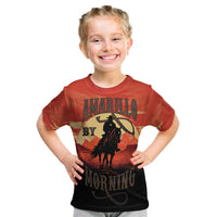 Rodeo Cowboy Kid T Shirt Amarillo By Morning - Wonder Print Shop