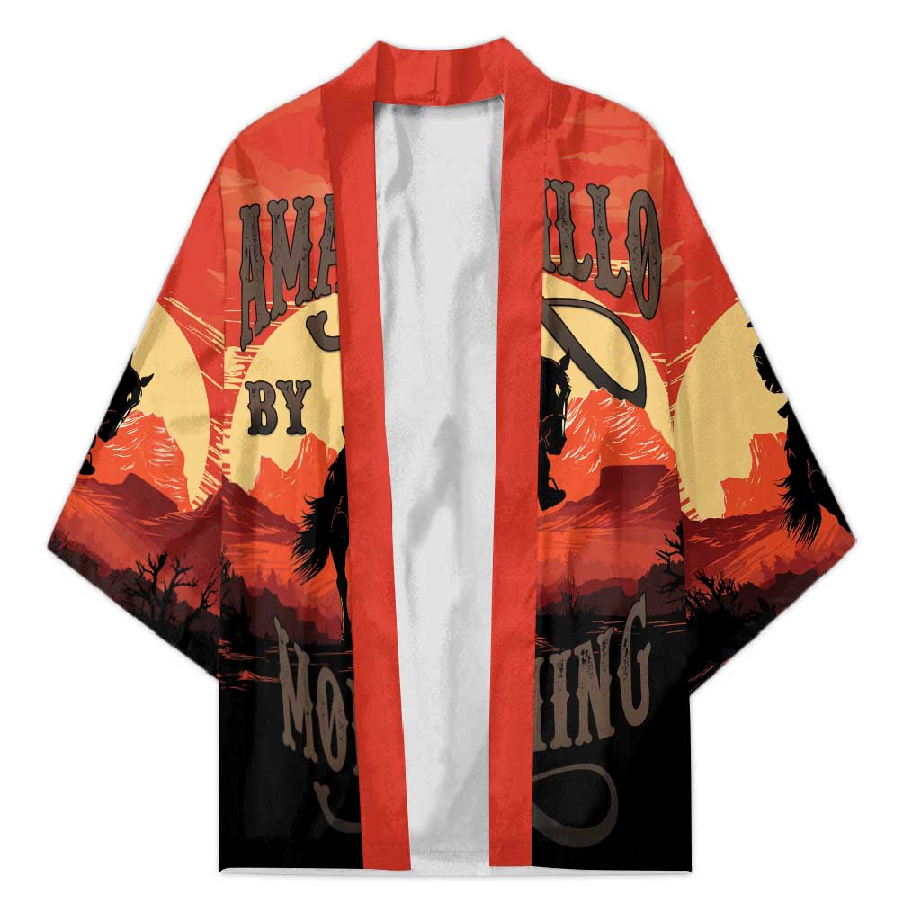 Rodeo Cowboy Kimono Amarillo By Morning - Wonder Print Shop
