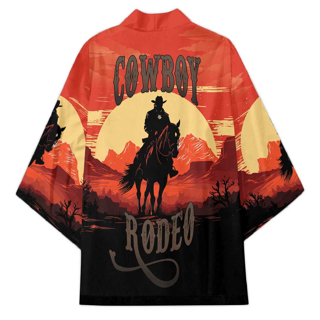 Rodeo Cowboy Kimono Amarillo By Morning - Wonder Print Shop