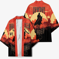 Rodeo Cowboy Kimono Amarillo By Morning - Wonder Print Shop