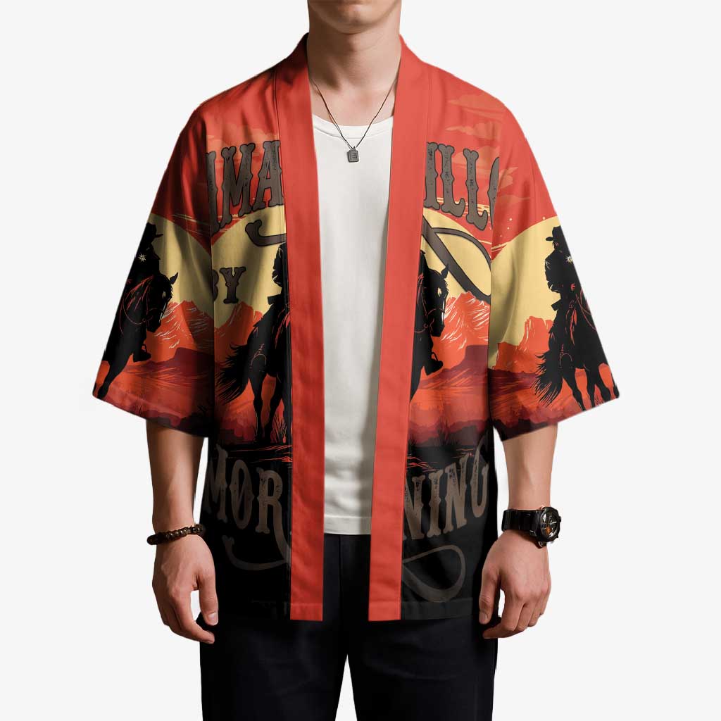 Rodeo Cowboy Kimono Amarillo By Morning - Wonder Print Shop