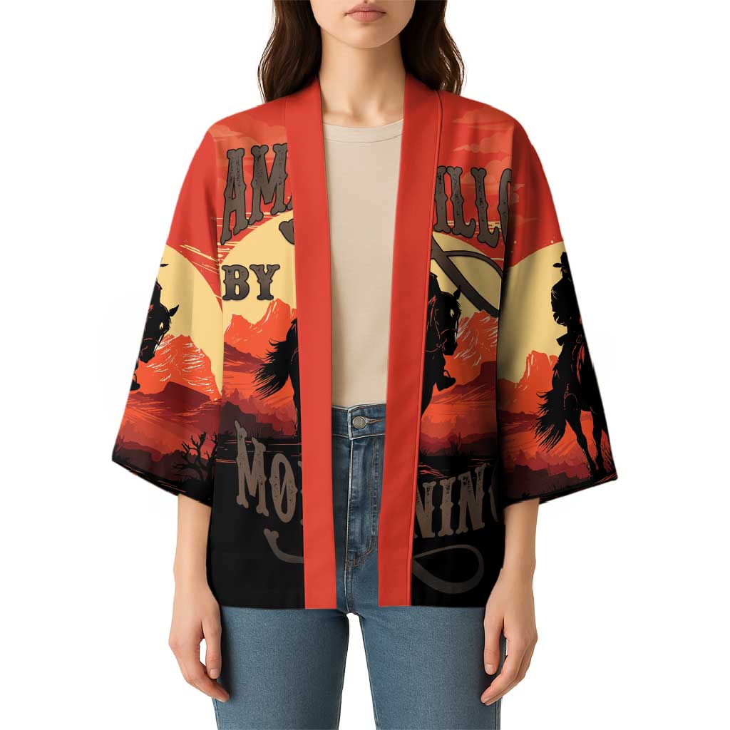 Rodeo Cowboy Kimono Amarillo By Morning - Wonder Print Shop
