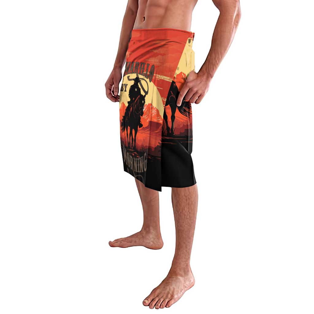 Rodeo Cowboy Lavalava Amarillo By Morning - Wonder Print Shop