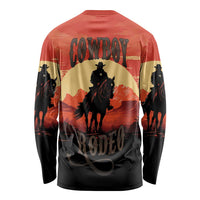 Rodeo Cowboy Long Sleeve Shirt Amarillo By Morning - Wonder Print Shop