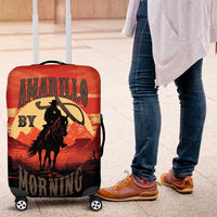 Rodeo Cowboy Luggage Cover Amarillo By Morning - Wonder Print Shop