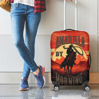 Rodeo Cowboy Luggage Cover Amarillo By Morning - Wonder Print Shop