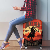 Rodeo Cowboy Luggage Cover Amarillo By Morning - Wonder Print Shop