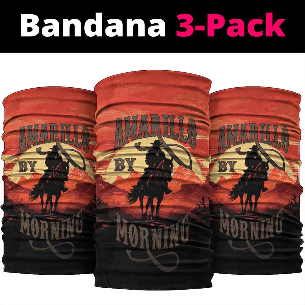 Rodeo Cowboy Neck Gaiter Amarillo By Morning - Wonder Print Shop