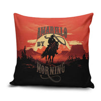 Rodeo Cowboy Pillow Cover Amarillo By Morning - Wonder Print Shop
