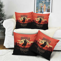 Rodeo Cowboy Pillow Cover Amarillo By Morning - Wonder Print Shop