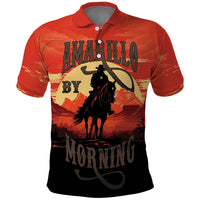 Rodeo Cowboy Polo Shirt Amarillo By Morning - Wonder Print Shop